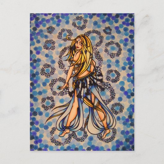 Kalila Belly Dancer Postkarten (Vorderseite)