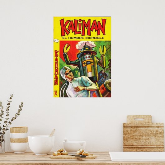 KALIMAN VS ROBOT POSTER (Küche)