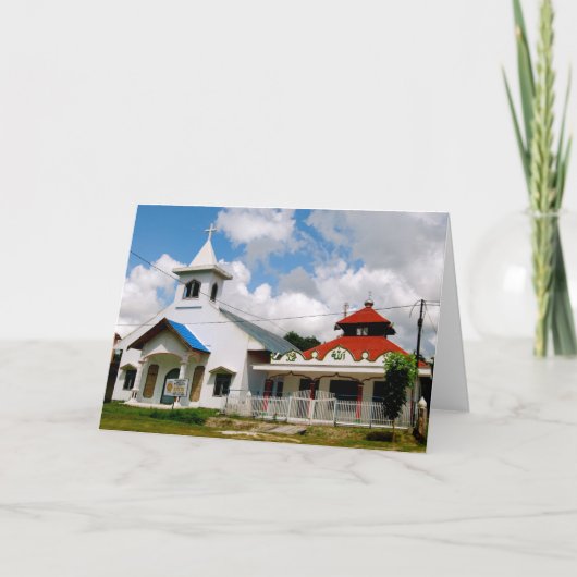 Kalimantan Indonesia Borneo Feiertagskarte (Vorderseite)