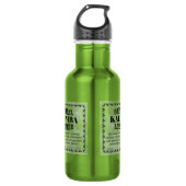 Kalimba Lizenz Edelstahlflasche (Vorderseite)