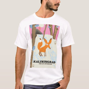 Kaliningrad "für ein Abenteuer" Reiseposter T-Shirt