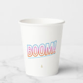 Kalira Arts | Boom Pop Design Collection Pappbecher (Rückseite)