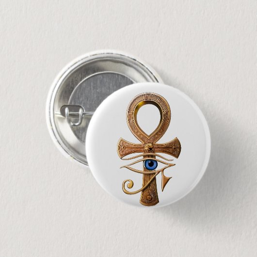 kaliraarts design key to life button (Vorne & Hinten)