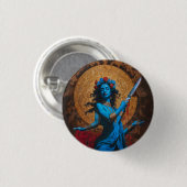 Kalis sanfte Mutter der Zeit Button (Vorne & Hinten)