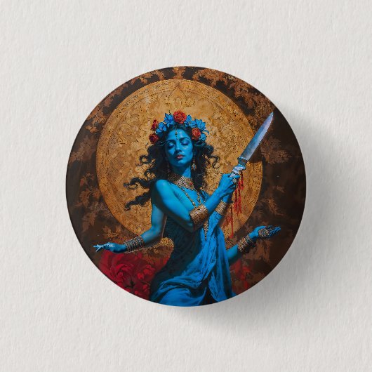 Kalis sanfte Mutter der Zeit Button (Vorderseite)