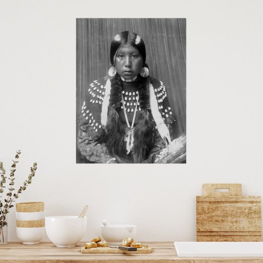 Kalispel Indian Portrait, 1910 Poster (Küche)