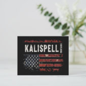 Kalispell Montana Postkarte (Stehend Vorderseite)