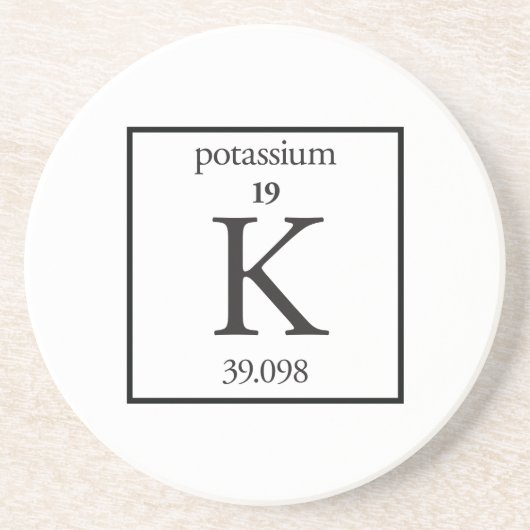 Kalium Sandstein Untersetzer (Vorne)