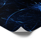 Kaliverse Electric Energy Fractal Poster (Ecke)