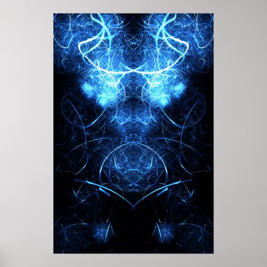 Kaliverse Electric Energy Fractal Poster (Vorne)