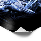 Kaliverse Fluid Fraktal #01 Poster (Ecke)