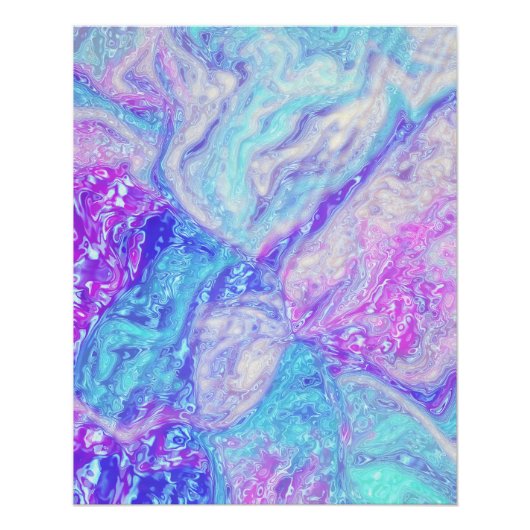 Kaliverse Fluid Fraktal #01 Poster (Vorderseite)
