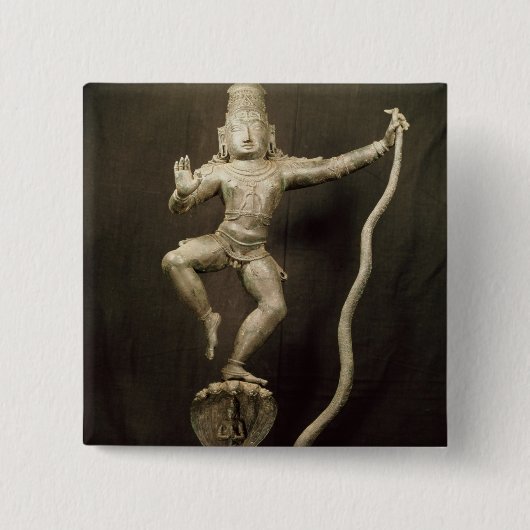 Kaliya Krishna Button (Vorderseite)