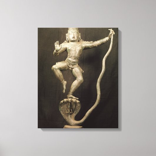 Kaliya Krishna Leinwanddruck (Vorderseite)