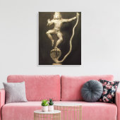 Kaliya Krishna Leinwanddruck (Insitu (Wohnzimmer))