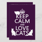 Kalk und Liebe Behalten (in allen Farben) Einladung (Vorne/Hinten)