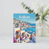 Kalkan Türkei Postkarte (Stehend Vorderseite)