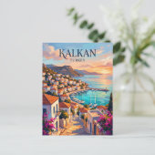 Kalkan Türkei Postkarte (Stehend Vorderseite)