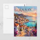 Kalkan Türkei Postkarte (Vorne/Hinten)