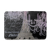 Kalkboard-Skripte Kronleuchter Paris eiffel Turm Badematte (Vorderseite)