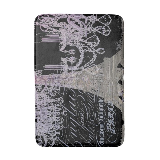 Kalkboard-Skripte Kronleuchter Paris eiffel Turm Badematte (Vorderseite Vertikal)