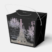 Kalkboard-Skripte Kronleuchter Paris eiffel Turm Geschenkschachtel (Rückseite)