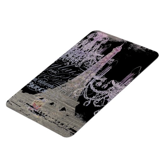 Kalkboard-Skripte Kronleuchter Paris eiffel Turm Magnet (Linke Seite)