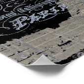 Kalkboard-Skripte Kronleuchter Paris eiffel Turm Poster (Ecke)