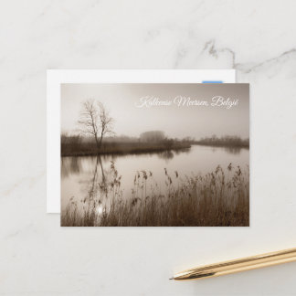 Kalkense meersen, Tranquil Landscape, Belgium Feiertagspostkarte