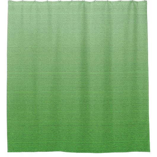 Kalkgrün Gradient Ombre Fade Medium Textur Duschvorhang (Vorderseite)
