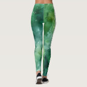 Kalkgrün Leggings (Rückseite)