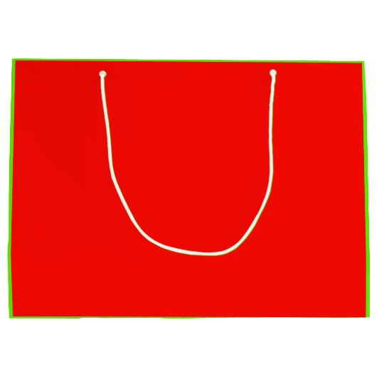 Kalkgrün-überfüllte Bow-Geschenktasche Große Geschenktüte (Rückseite)