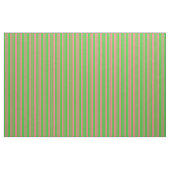 Kalkgrün und hellkorallenfarbene Streifen Stoff (Fat Quarter (45,7 x 55,9 cm))
