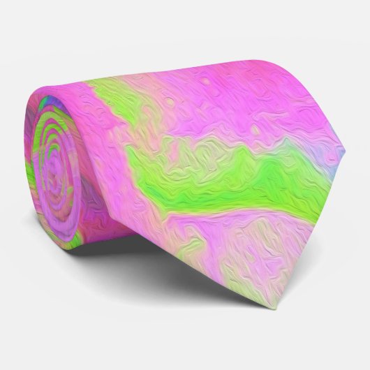 Kalkgrün und rosa Sukkulent Sedum Rosette Krawatte (Gerollt)