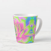 Kalkgrün und rosa Sukkulent Sedum Rosette Milchtasse (Rechte Ecke)