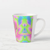 Kalkgrün und rosa Sukkulent Sedum Rosette Milchtasse (Rechts)