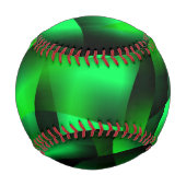 Kalkgrün und schwarz Curling, mit etwas Schatten? Baseball (Vorderseite)