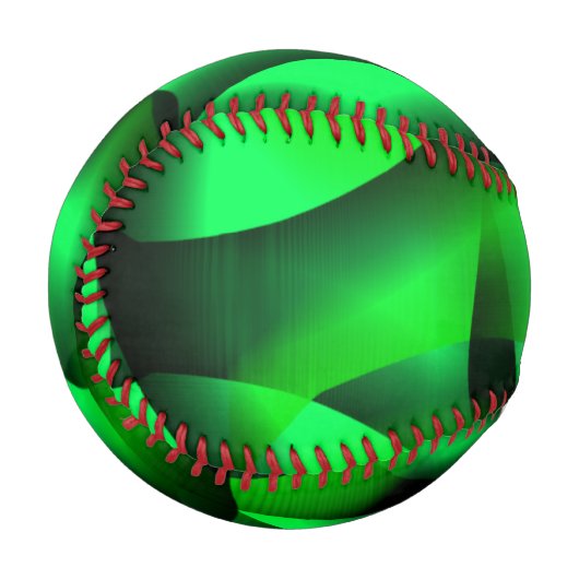 Kalkgrün und schwarz Curling, mit etwas Schatten? Baseball (Vorderseite Links)