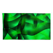 Kalkgrün und schwarz, mit Schatten? Kissenbezug (Rückseite-Rechts)