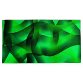 Kalkgrün und schwarz, mit Schatten? Kissenbezug (Vorderseite-Rechts)