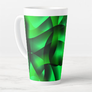 Kalkgrün und schwarz, mit Schatten? Milchtasse
