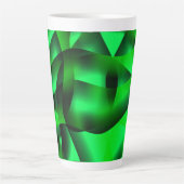 Kalkgrün und schwarz, mit Schatten? Milchtasse (Vorderseite)