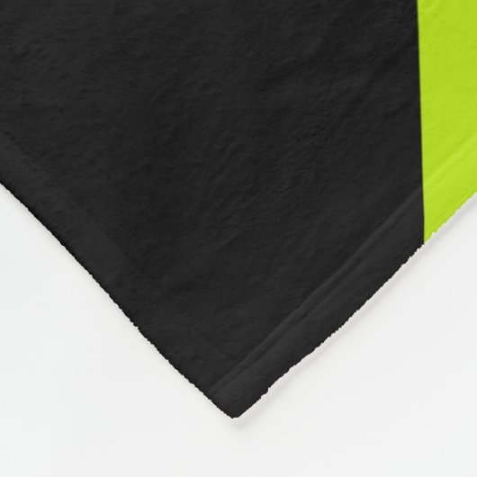 Kalkgrün und schwarz-Retromarmorwirbel Fleecedecke (Ecke)