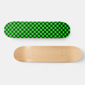 Kalkgrün und schwarz skateboard (Horizontal)