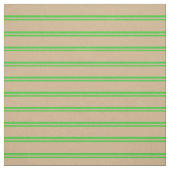 Kalkgrün und Tan-Linse/Streifenmuster Stoff (Muster)