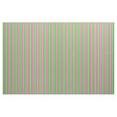Kalkgrüne, heiß rosa und feine cremefarbene Streif Stoff (Yard (91,4 cm))