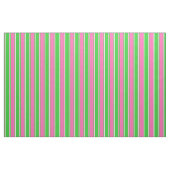 Kalkgrüne, heiß rosa und feine cremefarbene Streif Stoff (Fat Quarter (45,7 x 55,9 cm))