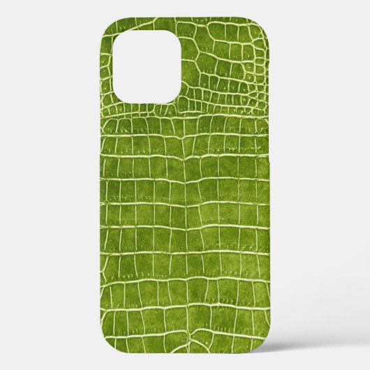 Kalkgrüne Imitat Kronenleder Case-Mate iPhone Hülle (Rückseite)