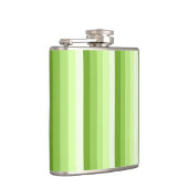 Kalkgrüne Schattenstreifen Flachmann (Rechts)