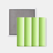 Kalkgrüne Schattenstreifen Magnet (Vorderseite/Rückseite)